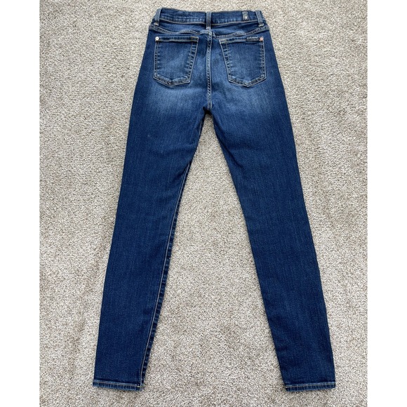 7 For All Mankind Women's The High Waist Skinny Jeans - size 26 denim - Picture 2 of 12